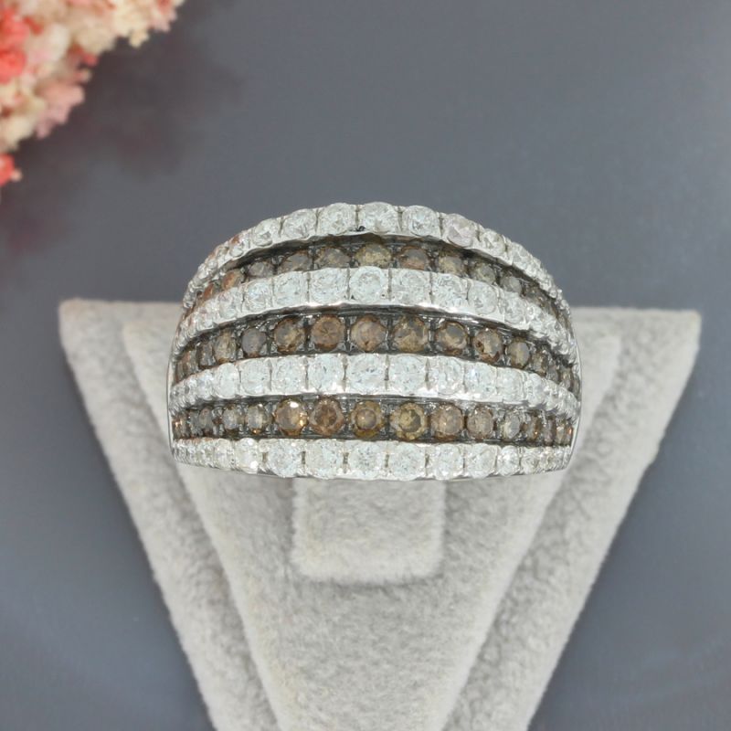 Wert 6790 € Brillant Ring (2,60 carat) in 750er 18 K Weißgold - 87740