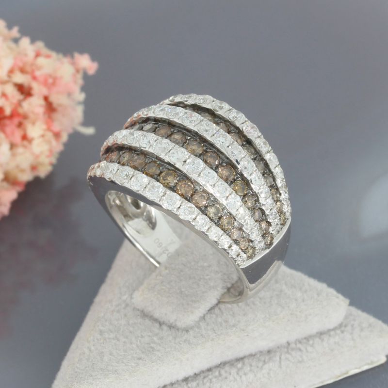 Wert 6790 € Brillant Ring (2,60 carat) in 750er 18 K Weißgold - 87740