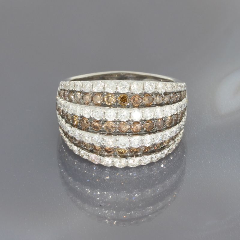 Wert 6790 € Brillant Ring (2,60 carat) in 750er 18 K Weißgold - 87740