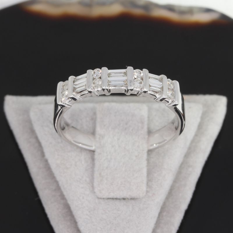 Wert 1990 € Brillant Diamant Ring in 585er 14 K Weißgold - H352