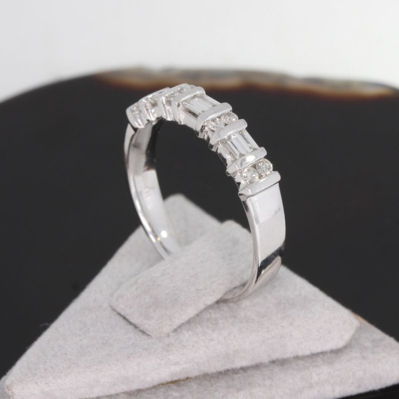 Wert 1990 € Brillant Diamant Ring in 585er 14 K Weißgold - H352