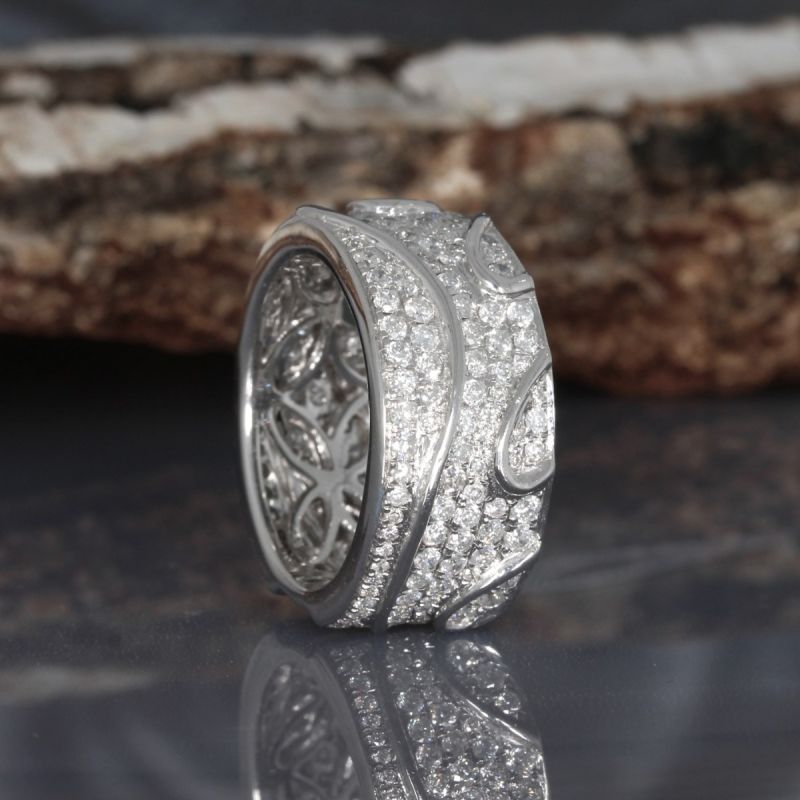 Wert 6990 € Brillant Ring (2,00 carat) in 750er 18 K Weißgold - 87773