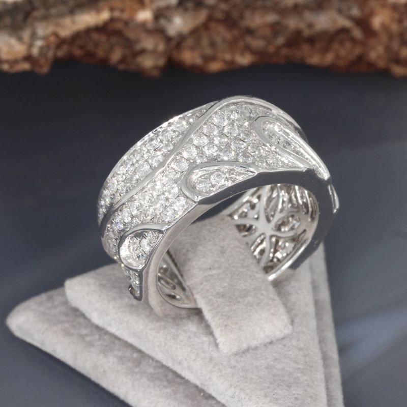 Wert 6990 € Brillant Ring (2,00 carat) in 750er 18 K Weißgold - 87773