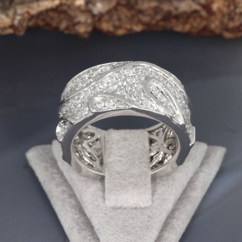 Wert 6990 € Brillant Ring (2,00 carat) in 750er 18 K Weißgold - 87773