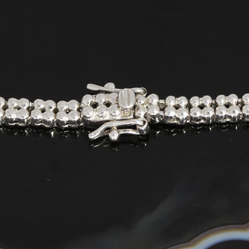 Wert 11390 € Brillant Collier (5,20 carat) in 750er 18 K Weißgold - 87803
