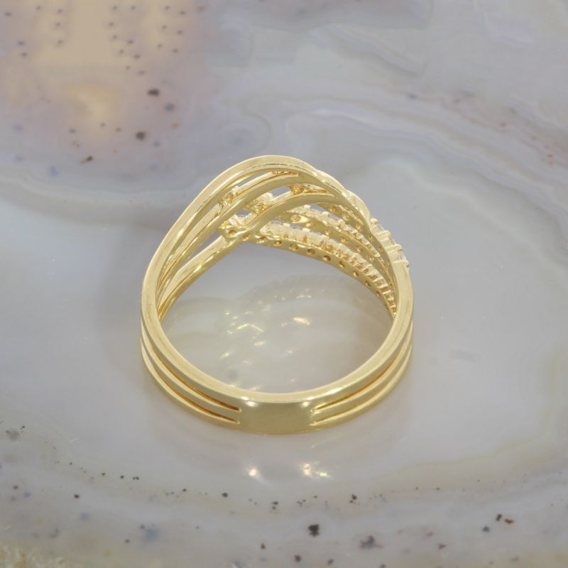 Wert 2000 € Brillant Ring (0,45 carat) in 750er 18 K Gelbgold - 87836
