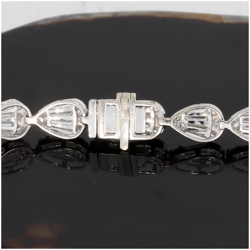 Sale! Wert 23290 € Brillant Diamant Armband in 750er 18 K Weißgold - 87854