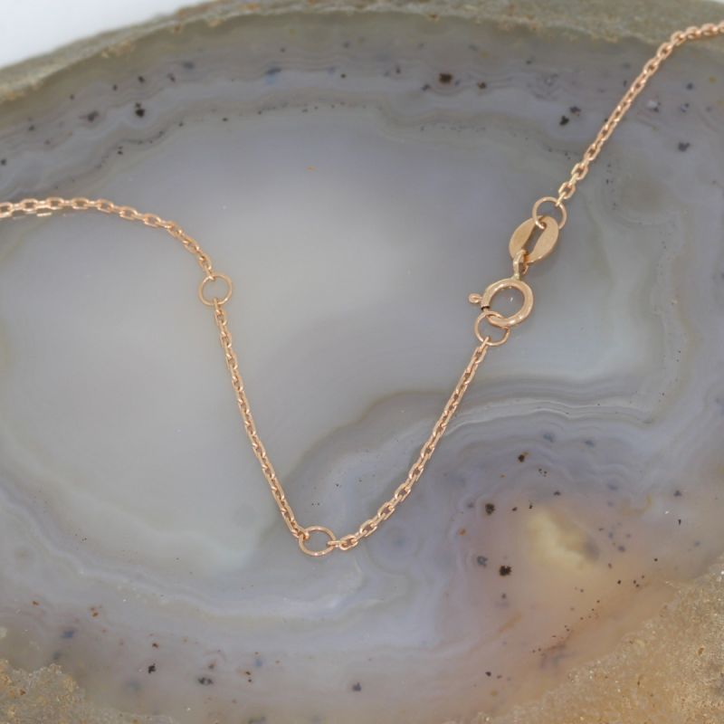 Wert 1490 € Brillant Diamant Malachit Collier in 750er 18 K Roségold - 87859