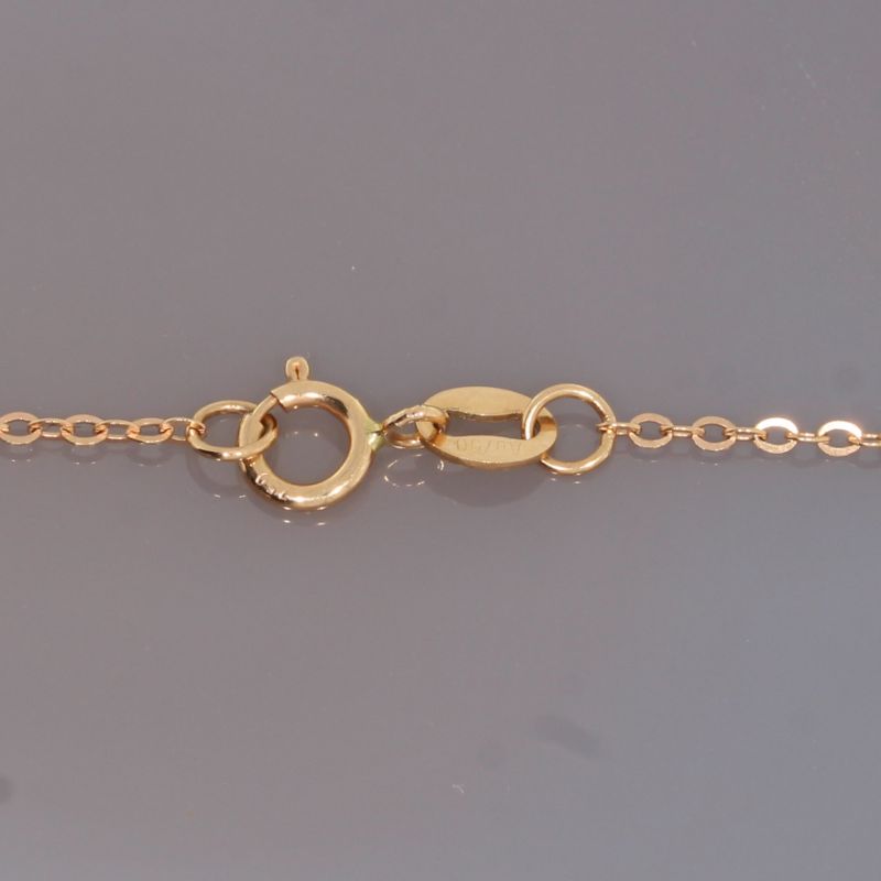 Wert 1190 € Solitär Brillant Collier Herz in 750er 18 K Rosegold - 87862