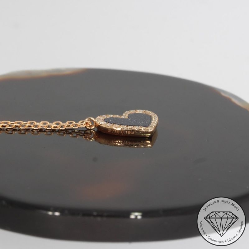 Wert 1890 € Brillant Collier in 750er 18 K Rosegold - 87869