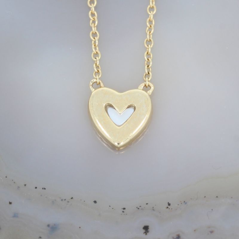 Wert 1490 € Brillant Perlmutt Collier 585er/14 Karat Gelb Gold Länge 40,5 und 45,5 cm – 87877