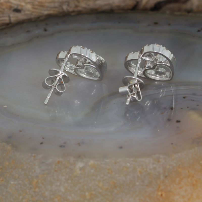 Wert 1790 € Brillant Diamant Ohrstecker in 750er 18 K Weißgold - 87895