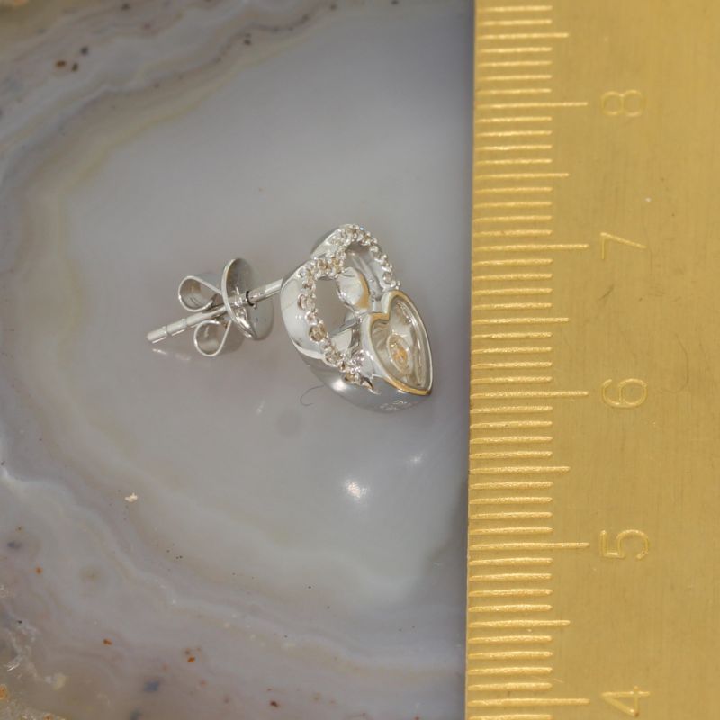Wert 1790 € Brillant Diamant Ohrstecker in 750er 18 K Weißgold - 87895