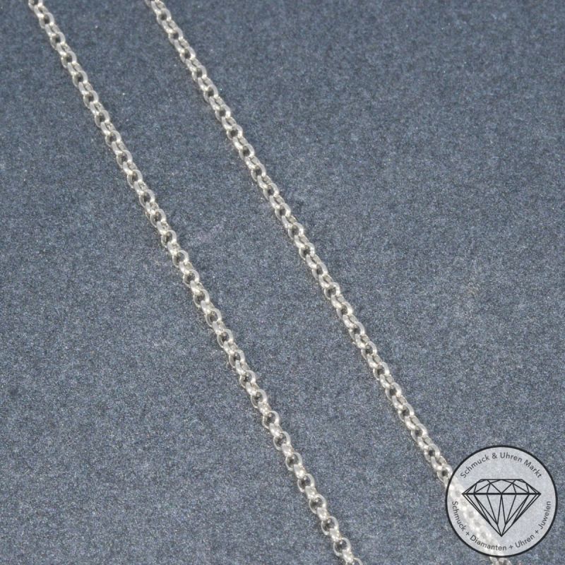 Wert 3650 € Brillant Rubin Collier in 750er 18 K Weißgold - 87917