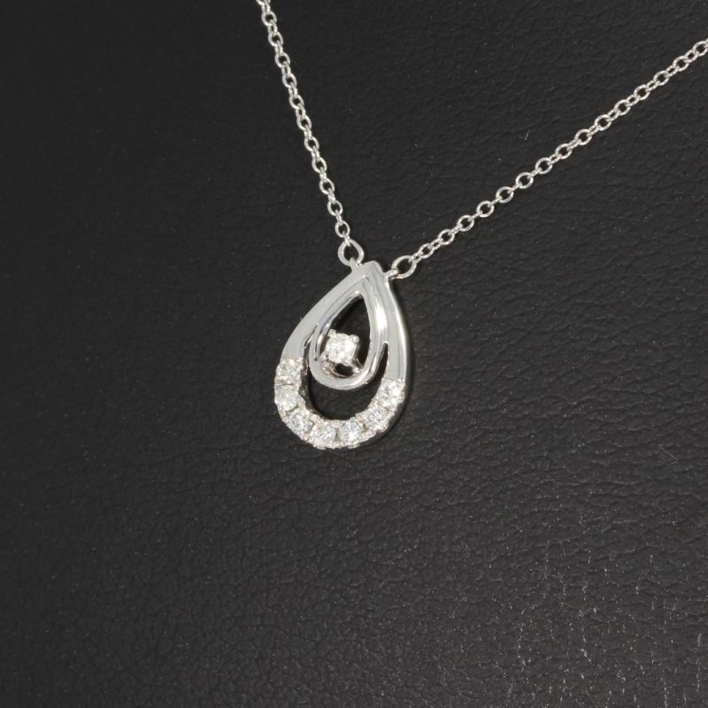 Wert 750 € Brillant Collier (0,08 carat) in 750er 18 K Weißgold - 87918