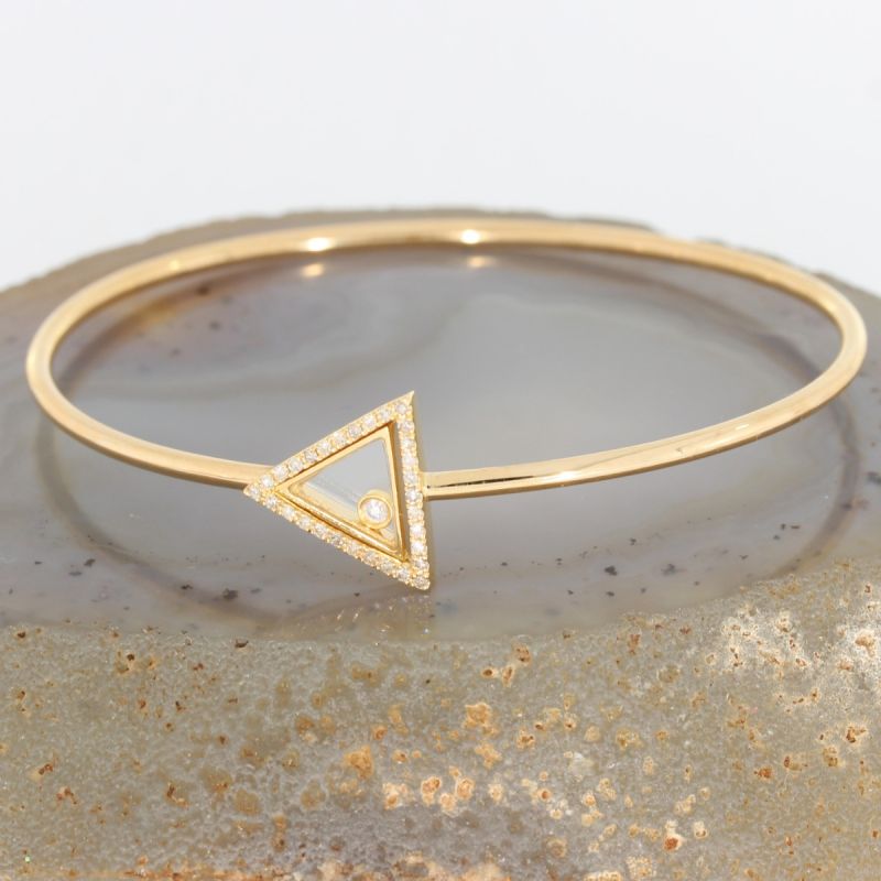 Wert 2590 € Brillant Diamant Armreif in 750er 18 K Gelbgold - 87921