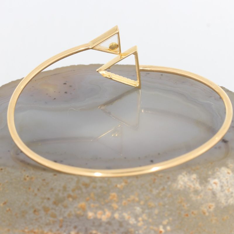 Wert 2590 € Brillant Diamant Armreif in 750er 18 K Gelbgold - 87921