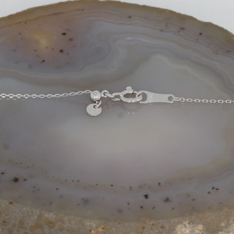 Sale! Wert 1350 € Brillant Collier (0,13 carat) in 750er 18 K Weißgold - H102