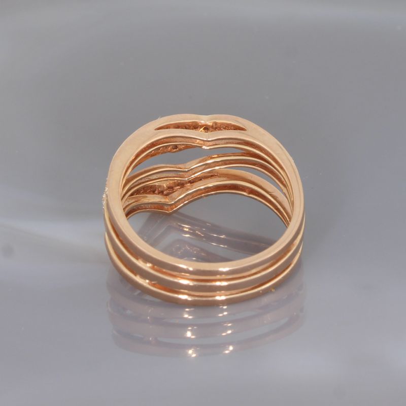 Wert 2250 € Brillant Ring (0,50 carat) in 585er 14 K Rosegold - 88004