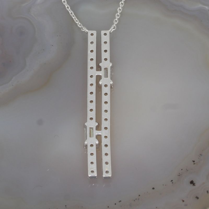 Sale! Wert 4570 € Brillant Diamant Collier in 750er 18 K Weißgold - H101