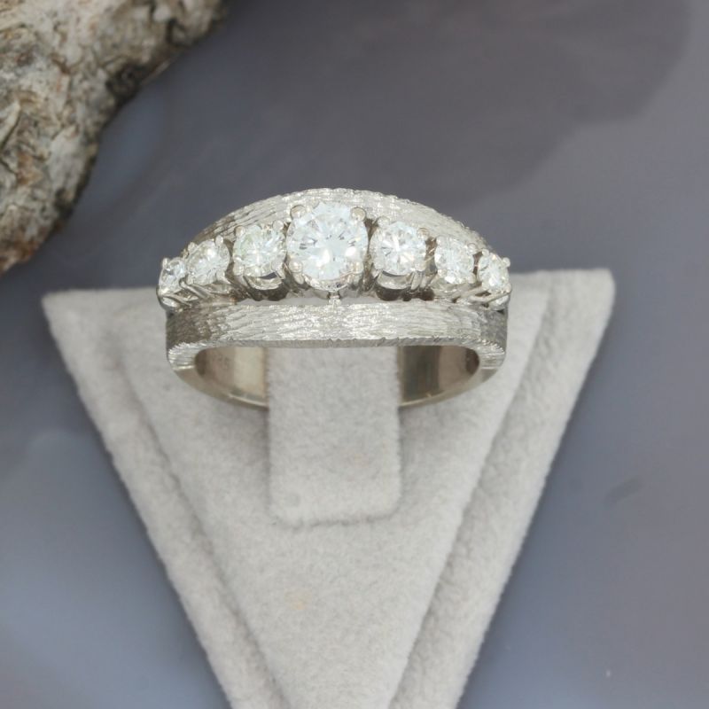 Sale! Wert 6000 € Brillant Ring (ca. 1,00 carat) in 585er 14 K Weißgold - 89532