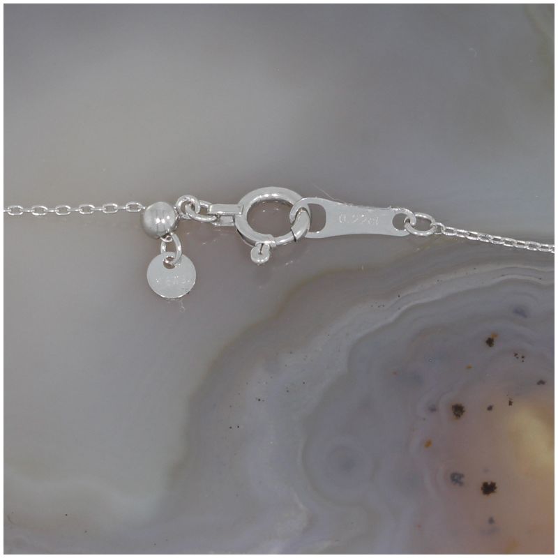Sale! Wert 1990 € Brillant Collier (0,22 carat) in 750er 18 K Weißgold - H165