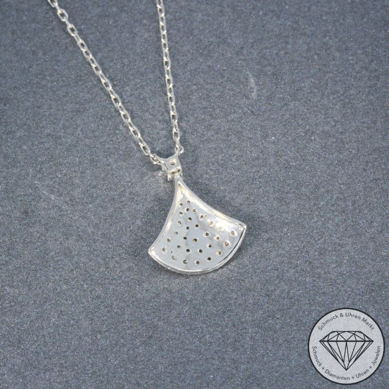 Wert 1990 € Brillant Collier (0,26 carat) in 750er 18 K Weißgold - 88150