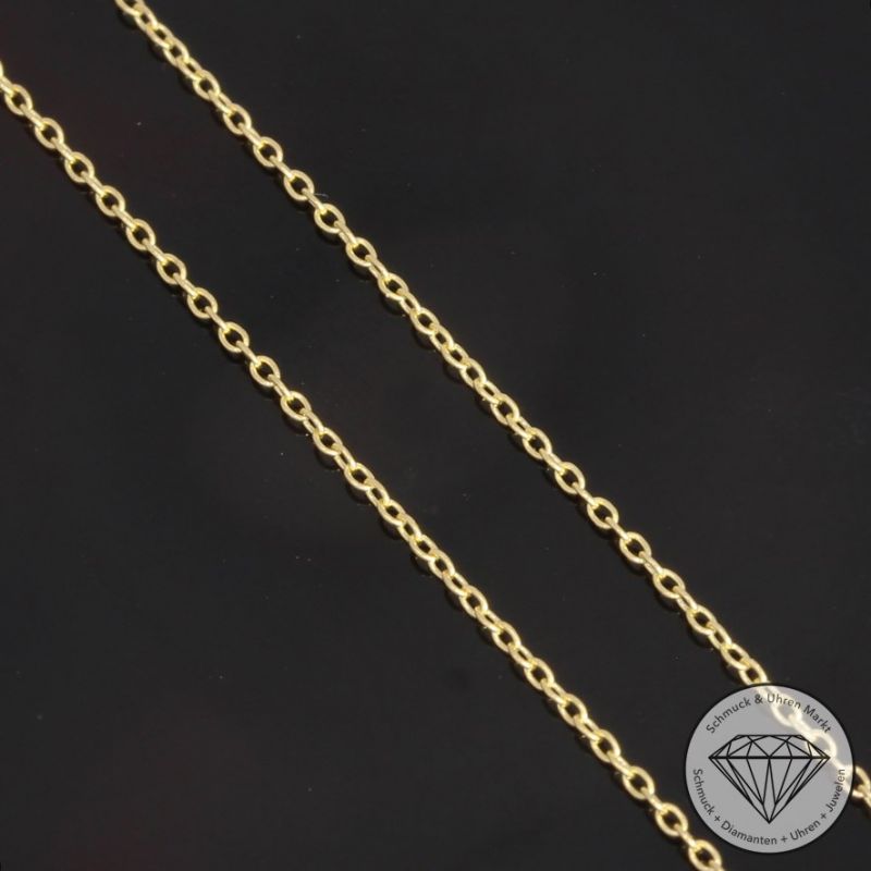 Wert 1450 € Brillant Collier (0,19 carat) in 750er 18 K Gelbgold - H1611