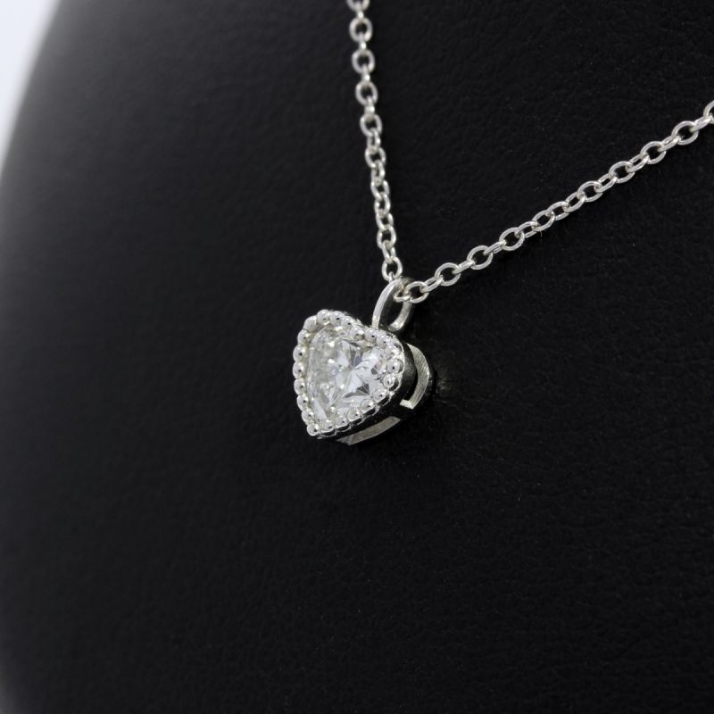 Wert 2450 € Diamant Herz Collier in 750er 18 K Weißgold - 88193