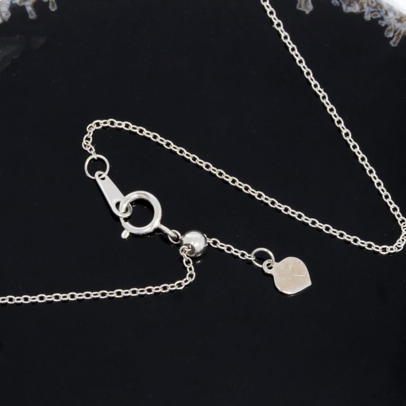 Wert 2450 € Diamant Herz Collier in 750er 18 K Weißgold - 88193