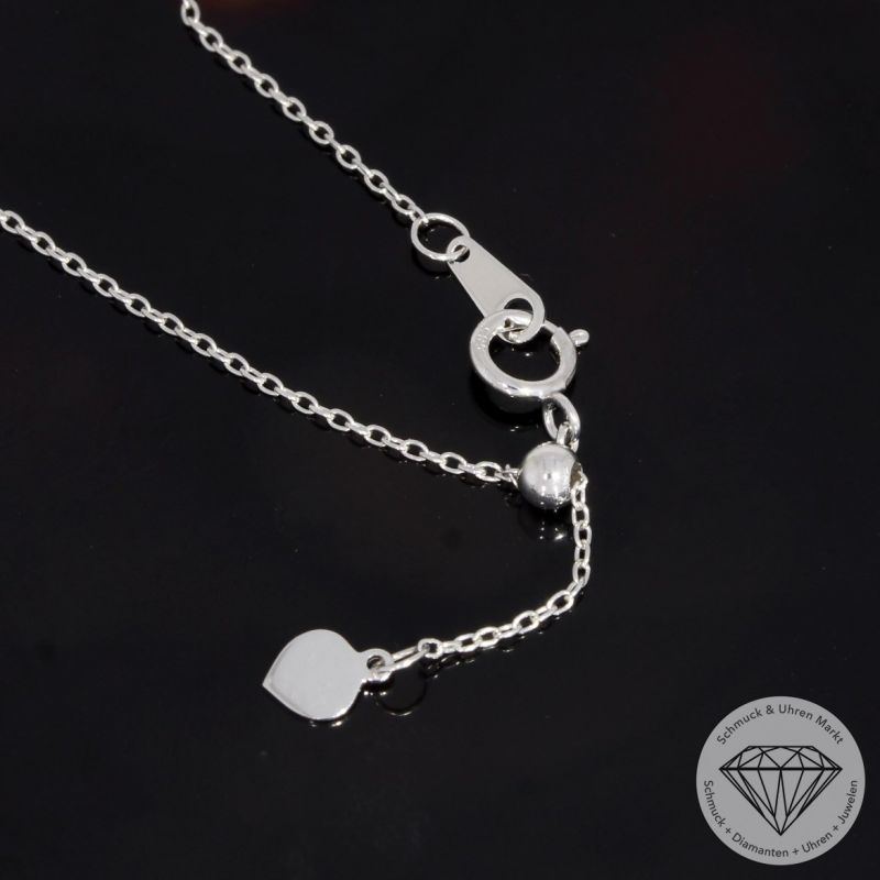 Wert 1010 € Brillant Perlmutt Collier in 585er 14 K Weißgold - H1625
