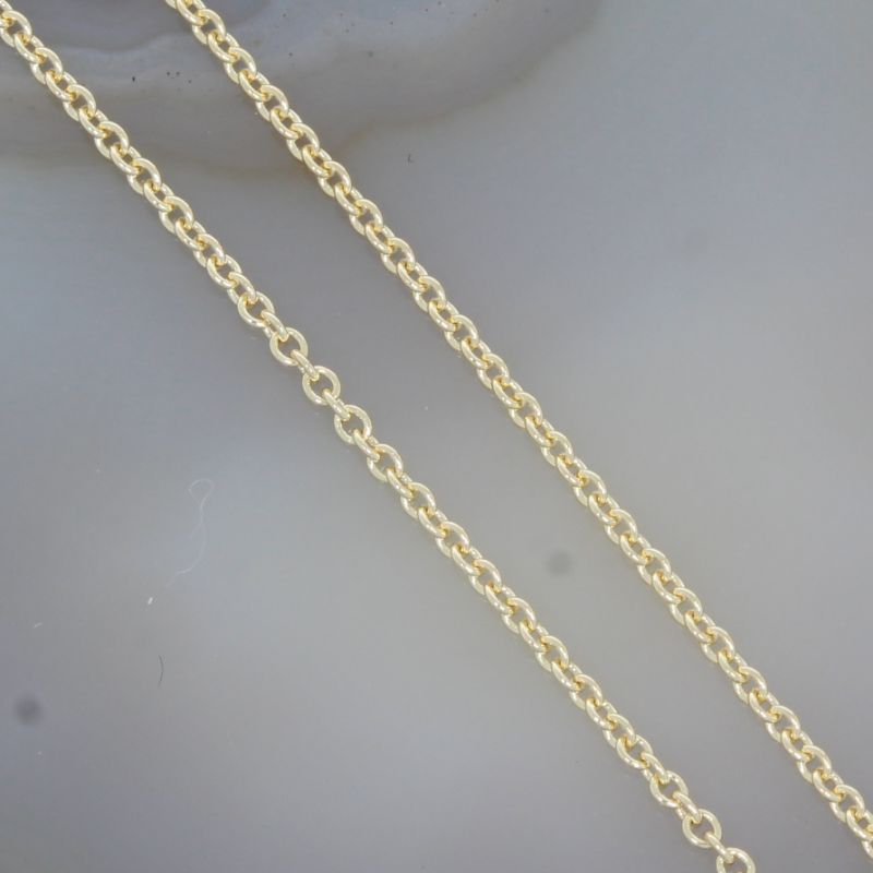 Wert 1750 € Brillant Onyx Anhänger & Kette in 585er 14 K Gelbgold - H1673
