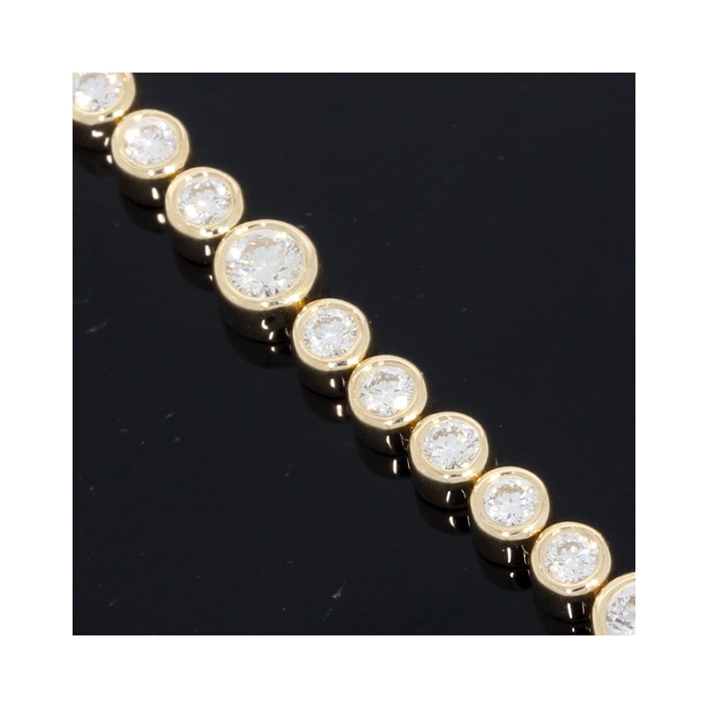Wert 12850 € Brillant Armband (3,00 carat) in 585er 14 K Gelbgold - H1501