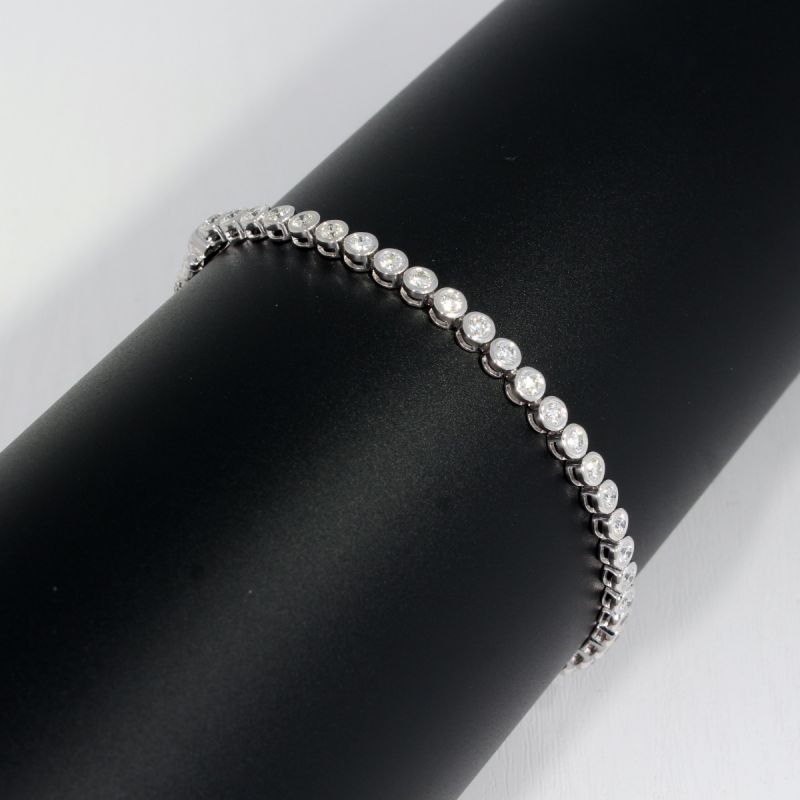 Wert 12850 € Brillant Armband (3,00 carat) in 585er 14 K Weißgold - H420