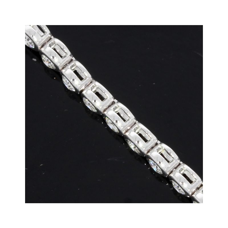 Wert 12850 € Brillant Armband (3,00 carat) in 585er 14 K Weißgold - H420