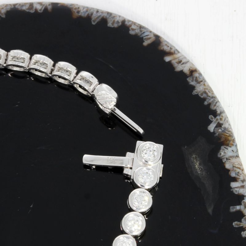 Wert 12850 € Brillant Armband (3,00 carat) in 585er 14 K Weißgold - H420