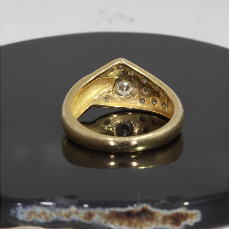 Sale! Wert 2690 € Brillant Ring (ca. 0,35 carat) in 585er 14 K Gelbgold - 89527