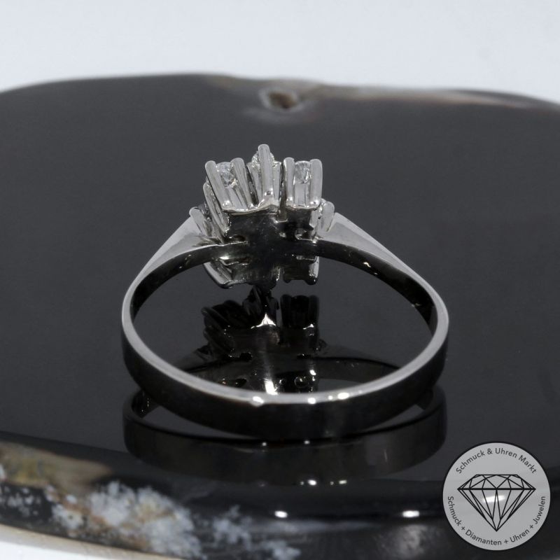 Wert 2300 € Brillant Ring (ca. 0,50 carat) in 585er 14 K Weißgold - 89644