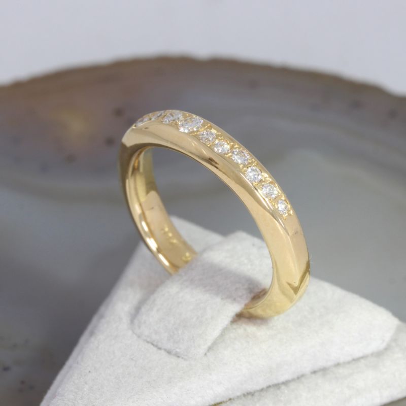 Sale! Wert 1990 € Brillant Ring (ca. 0,26 carat) in 750er 18 K Gelbgold - 89945