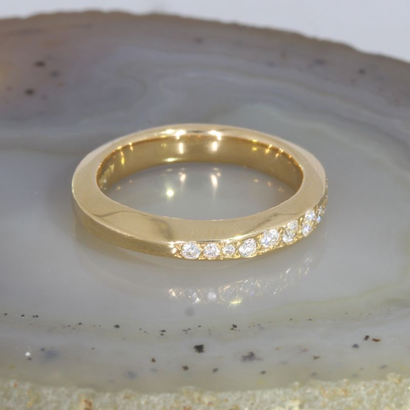 Sale! Wert 1990 € Brillant Ring (ca. 0,26 carat) in 750er 18 K Gelbgold - 89945