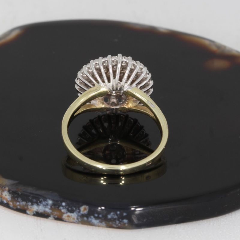 Wert 5790 € Bicolor Brillant Ring (ca. 1,25 carat) in 585er 14 K Gold - 90009