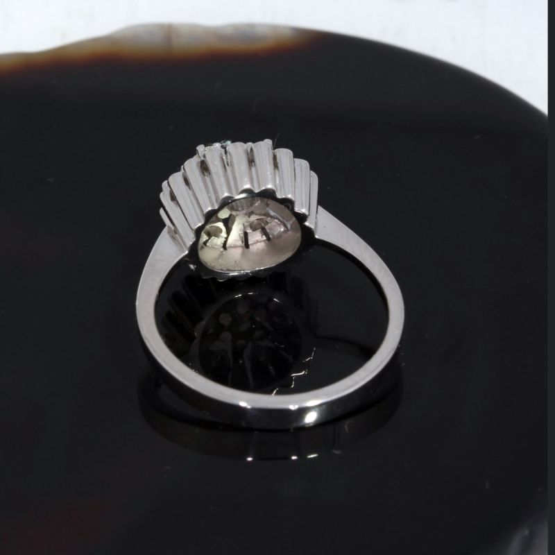 Wert 1200 € Brillant Diamant Ring in 585er 14 K Weißgold - 90167