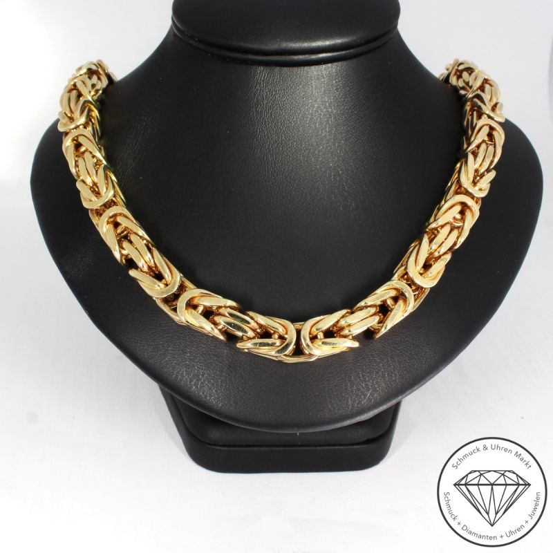 Wert 44870 € Königs Kette (263,90 g) in 585er 14 K Gelbgold - 90603
