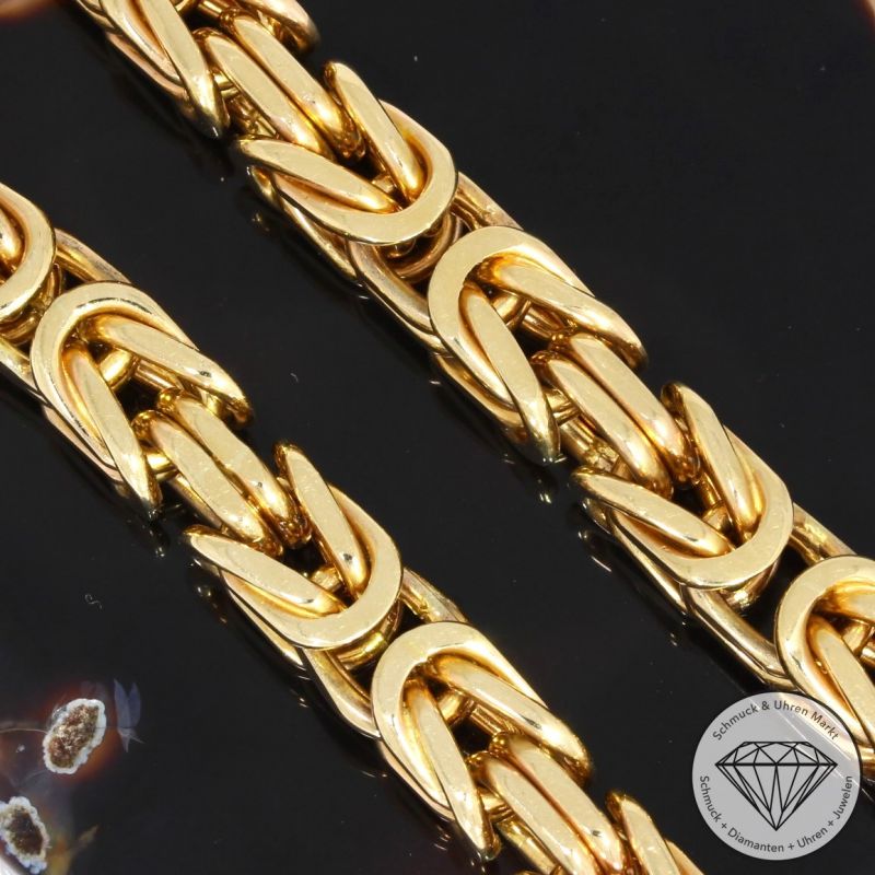 Wert 44870 € Königs Kette (263,90 g) in 585er 14 K Gelbgold - 90603