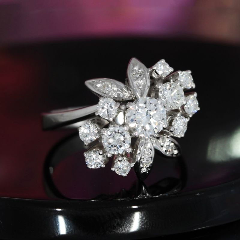 Sale! Wert 5990 € Brillant Diamant Ring in 750er 18 K Weißgold - 90720