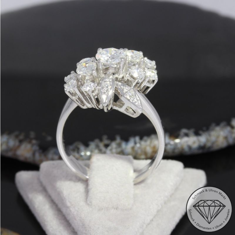 Sale! Wert 5990 € Brillant Diamant Ring in 750er 18 K Weißgold - 90720