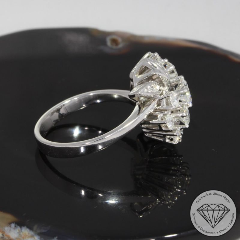 Sale! Wert 5990 € Brillant Diamant Ring in 750er 18 K Weißgold - 90720