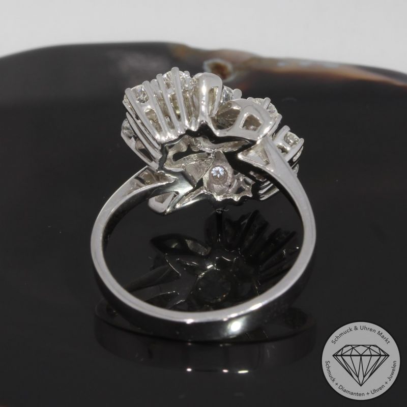 Sale! Wert 5990 € Brillant Diamant Ring in 750er 18 K Weißgold - 90720