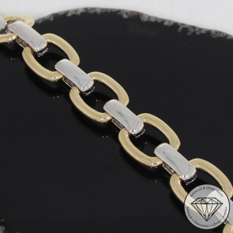 Wert 9900 € Bicolor Brillant Armband (2,08 carat) in 585er 14 K Gold - 90960