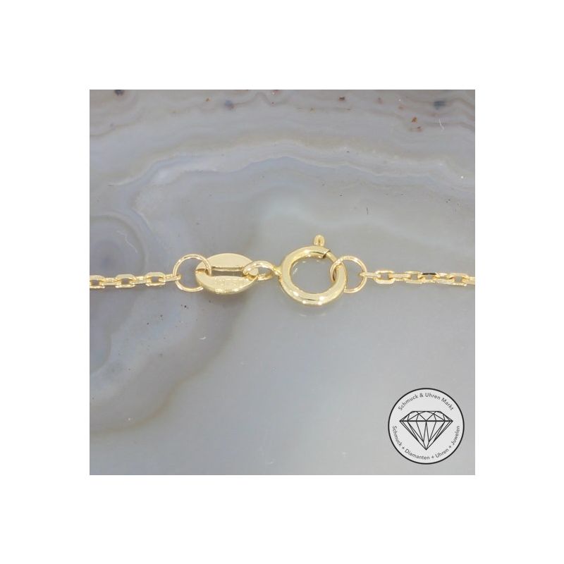 Wert 1450 € Brillant Farbedelstein Armband 750er/18 Karat Gelb Gold Länge 15/16,5/18 cm – 91420